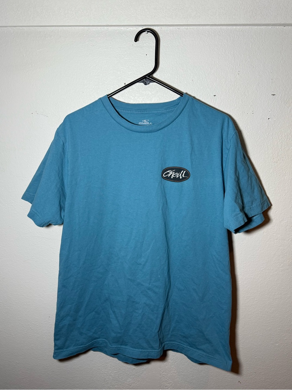 O'Neill Men's Teal Short Sleeve Logo Tee